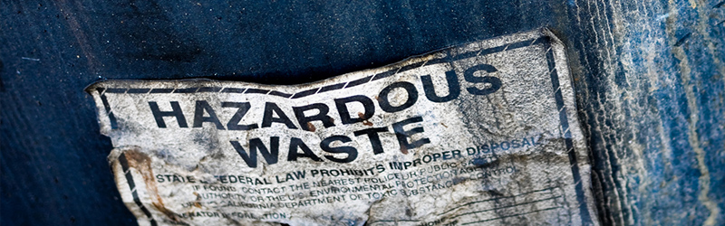 hazardous waste sign