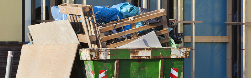 Skip full of rubbish