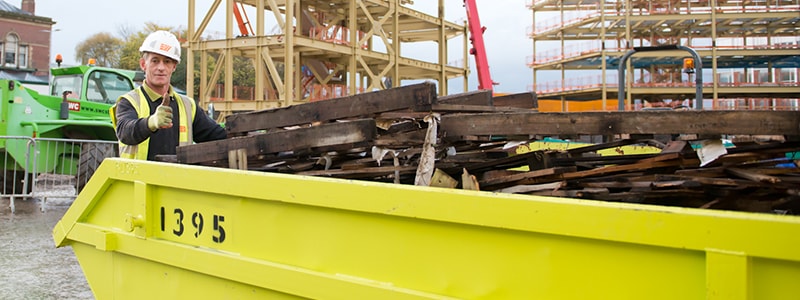 loading a skip