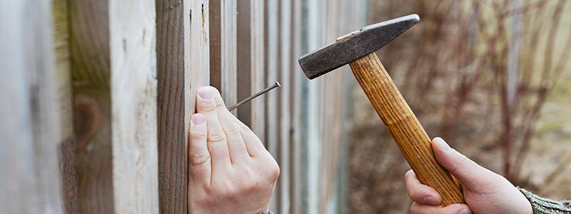 fixing fence