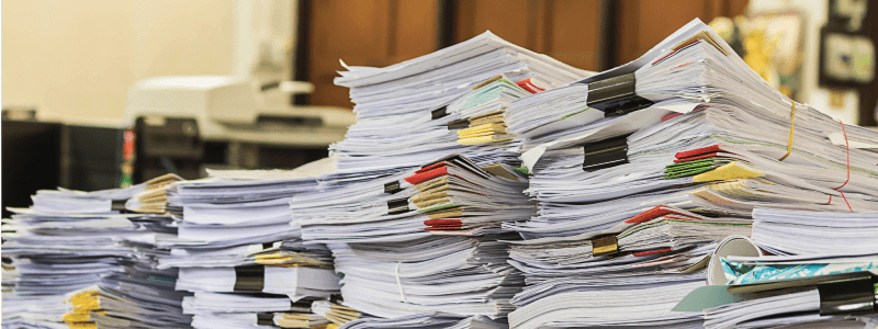 paper piles