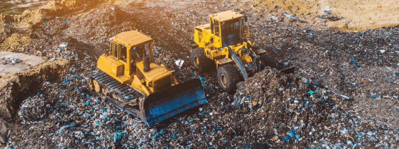 landfill bulldozers